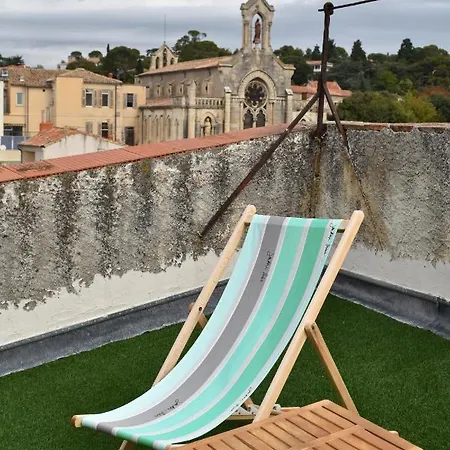 Apartamento Studio Duplex- Climatise - Centre Nîmes